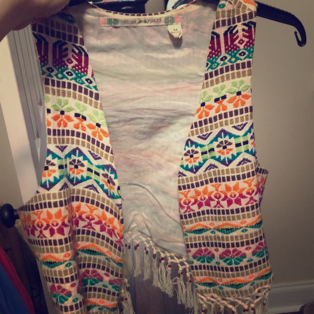 Chelsea and Violet vest